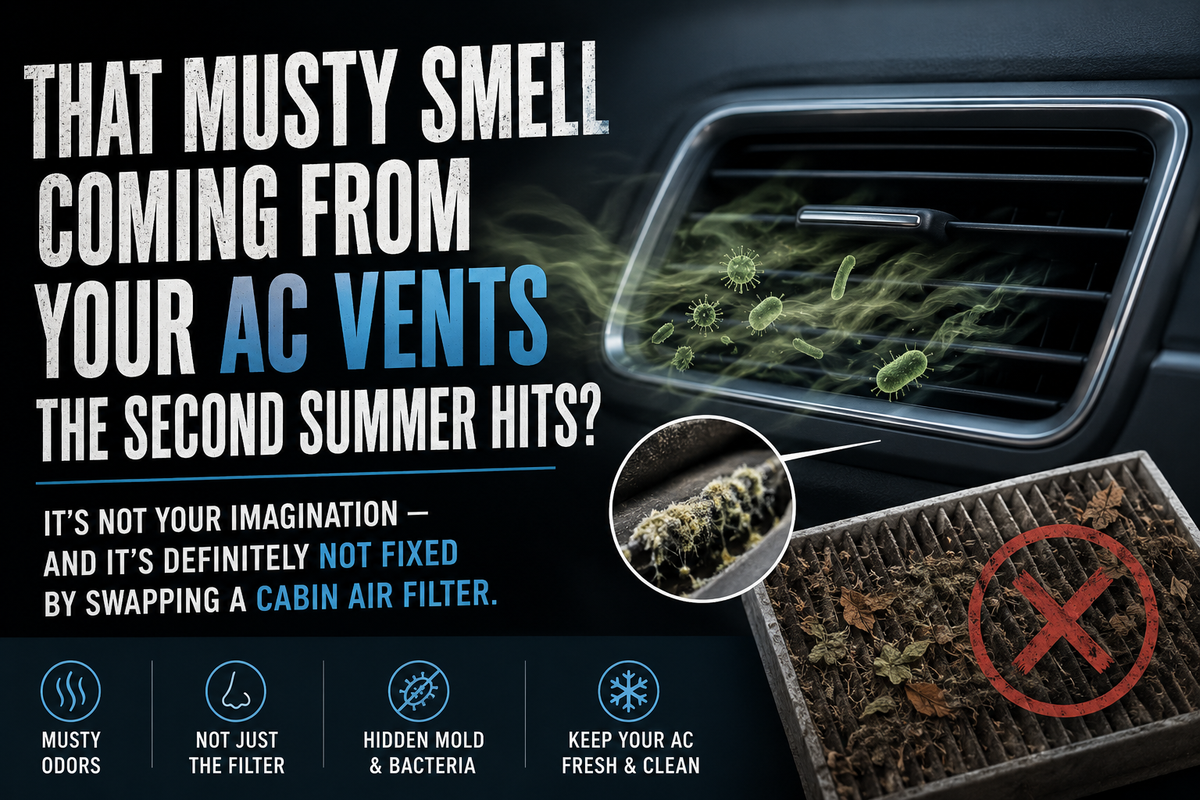 Car AC Smells Musty? Here's the Real Fix